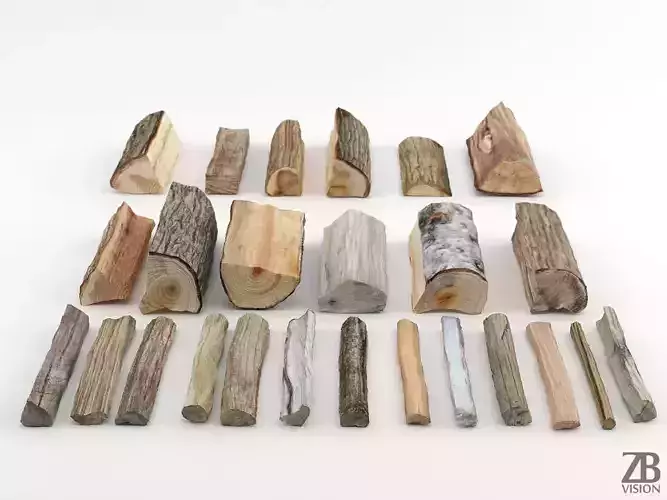Firewood 3D model