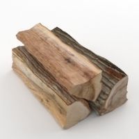 Firewood 3D model_3