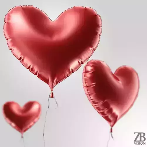 Heart Balloon 3D model