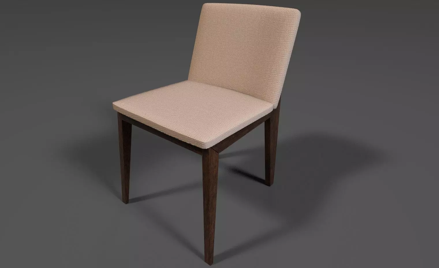 Chair 3D modal Low-poly 3D model_0