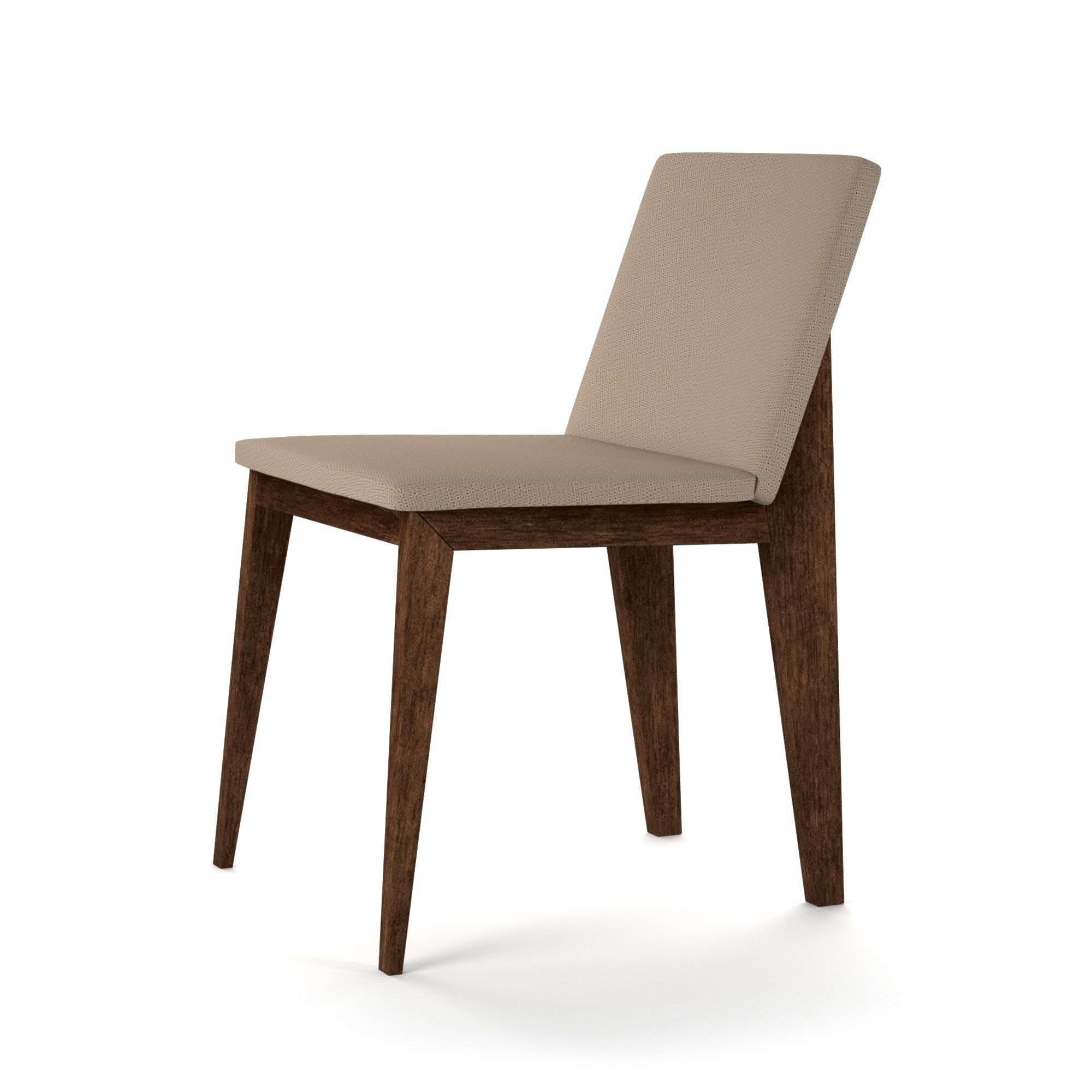 Chair 3D modal Low-poly 3D model_3