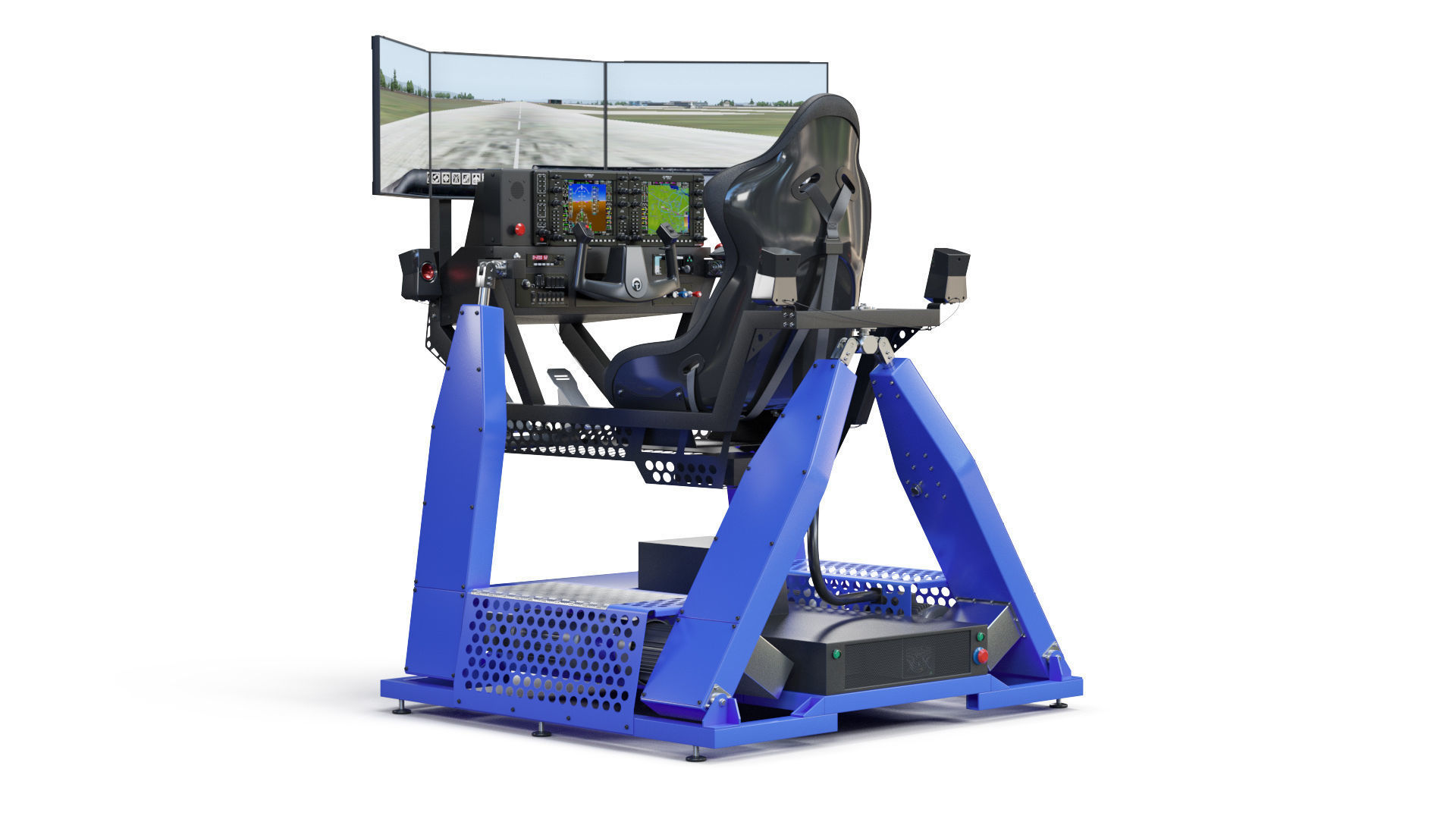 Flight simulator 3D model_12