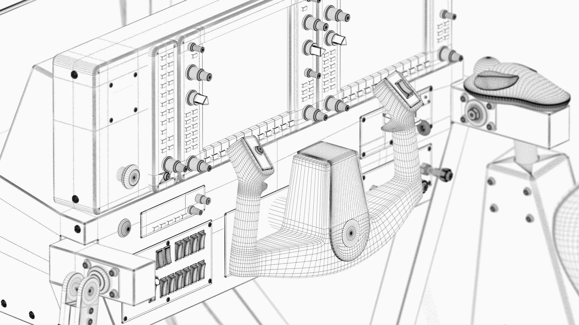 Flight simulator 3D model_18