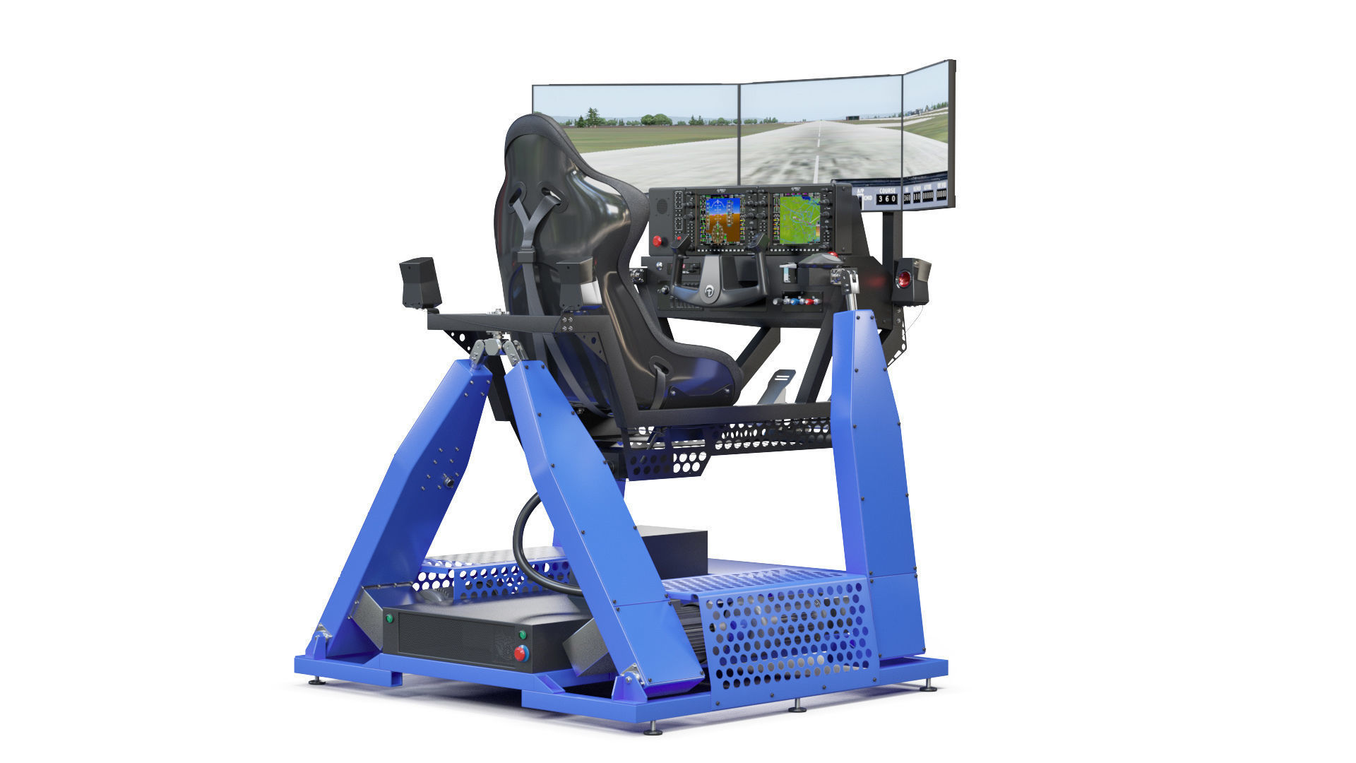 Flight simulator 3D model_15