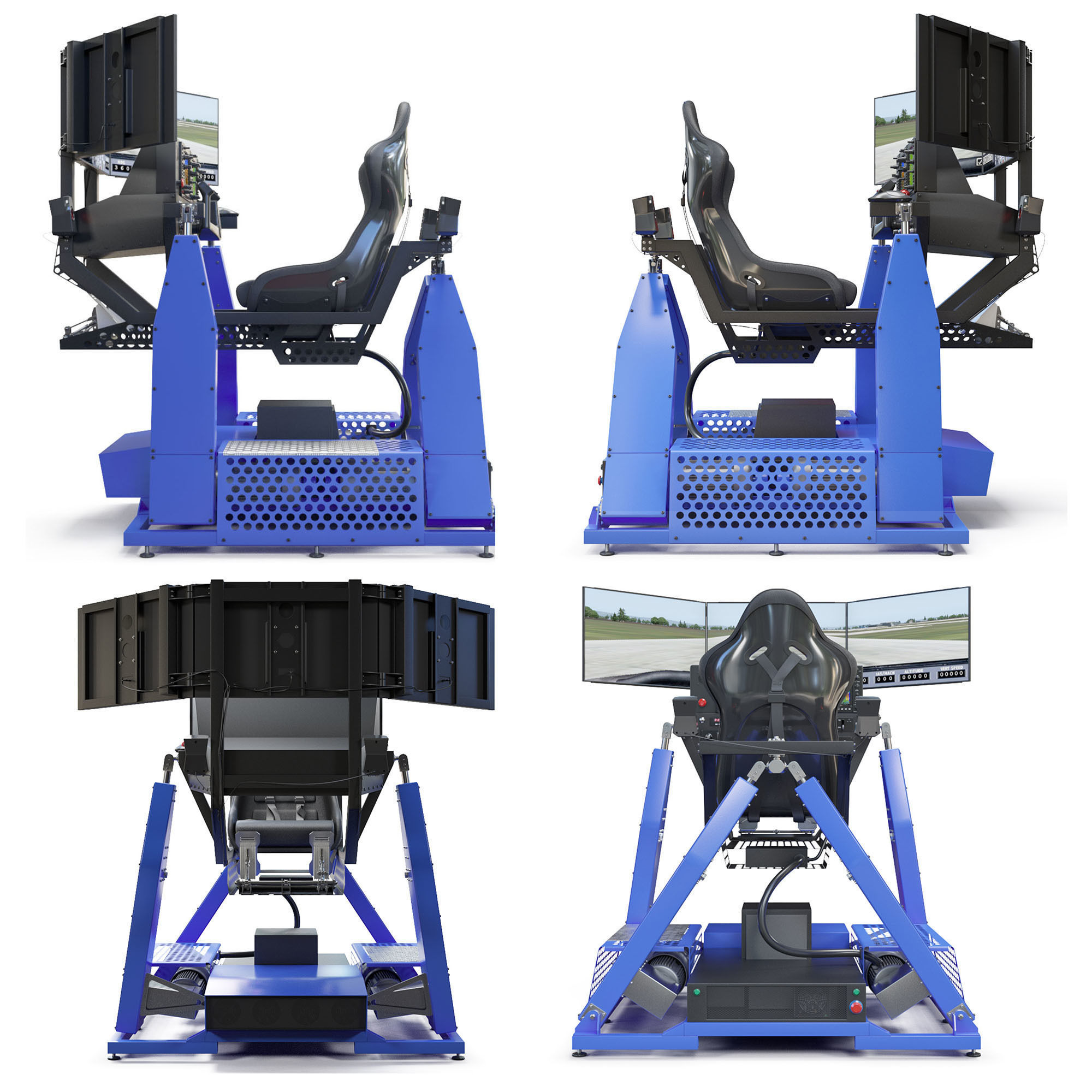 Flight simulator 3D model_10