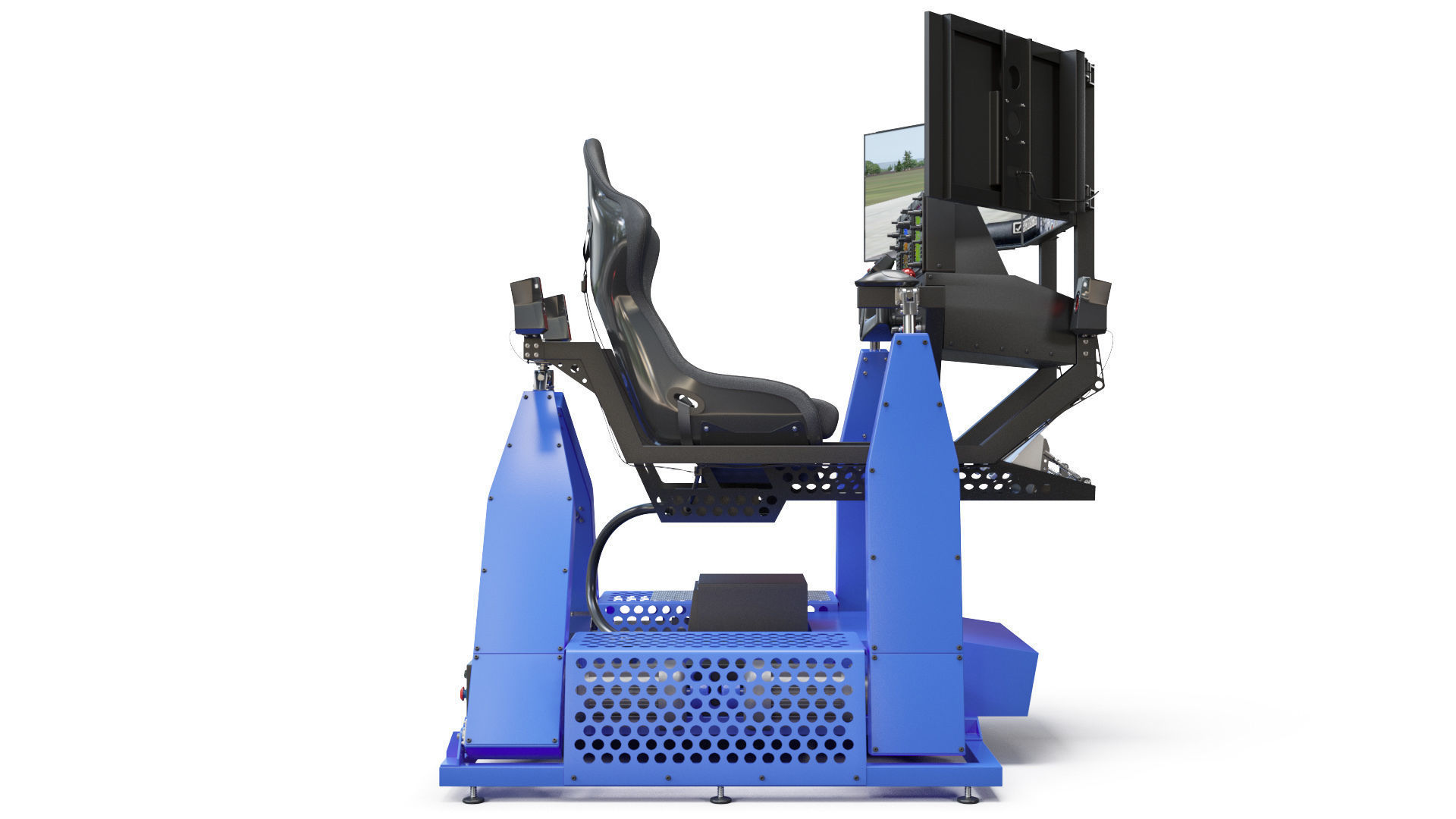 Flight simulator 3D model_7