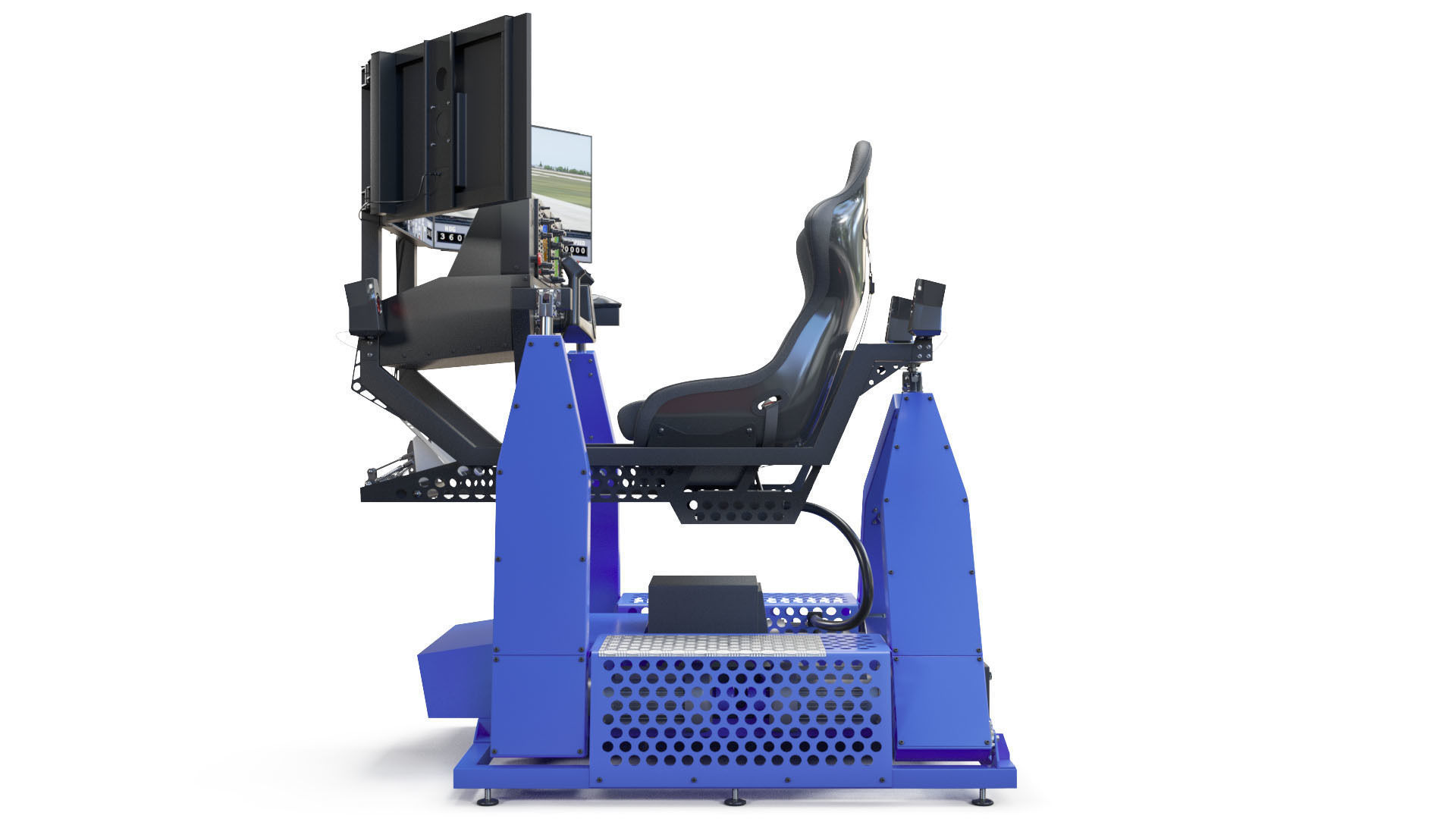 Flight simulator 3D model_6