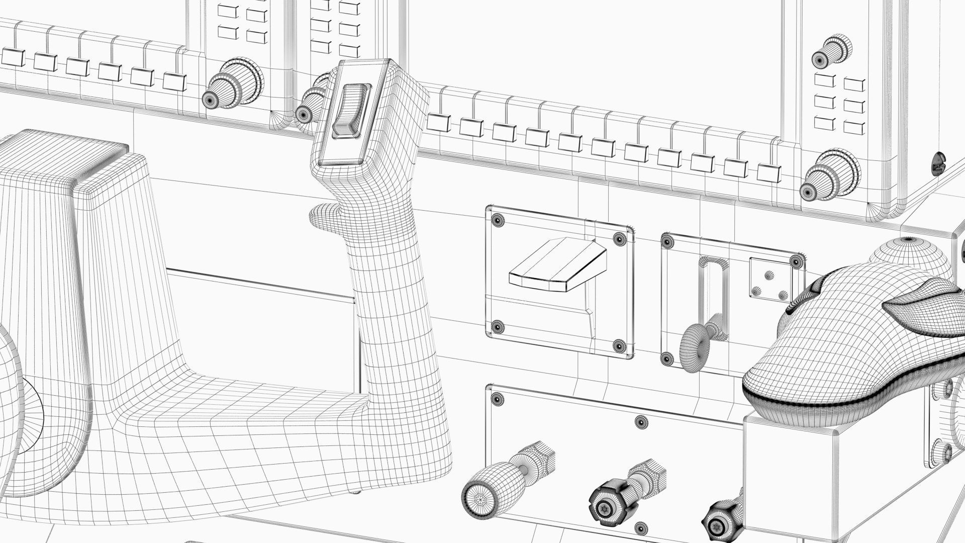 Flight simulator 3D model_19
