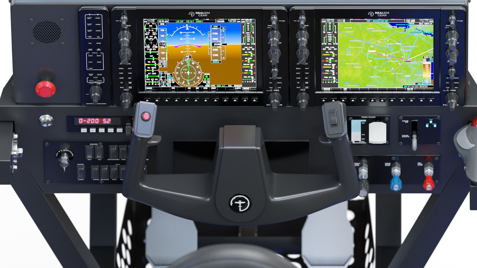 Flight simulator 3D model_4