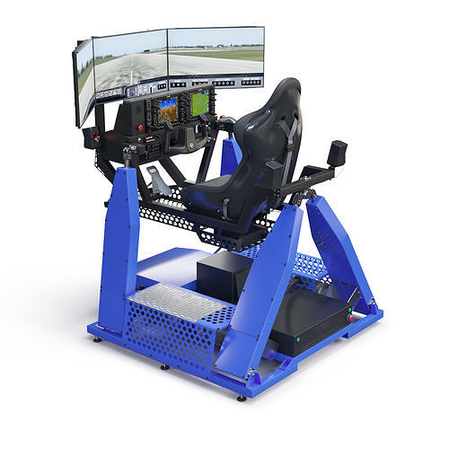 Flight simulator 3D model