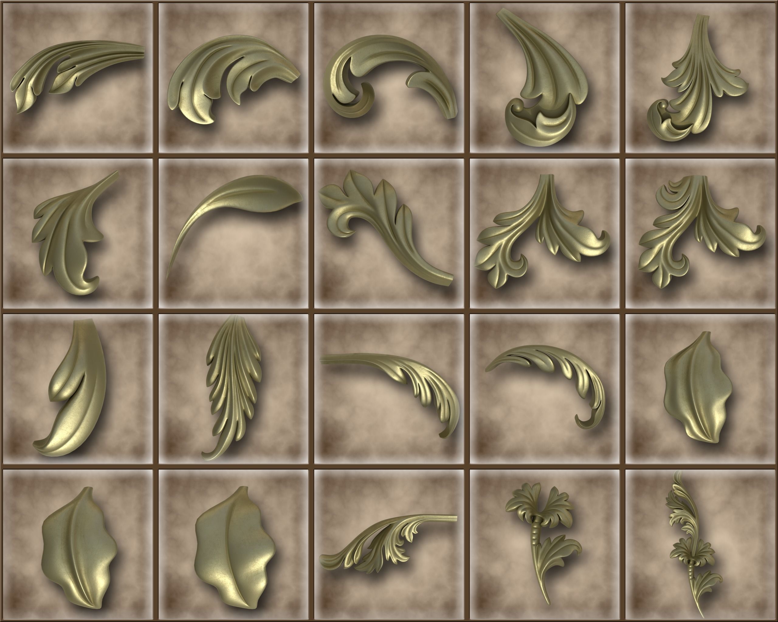 Ornamental Vol 04 3D model_10