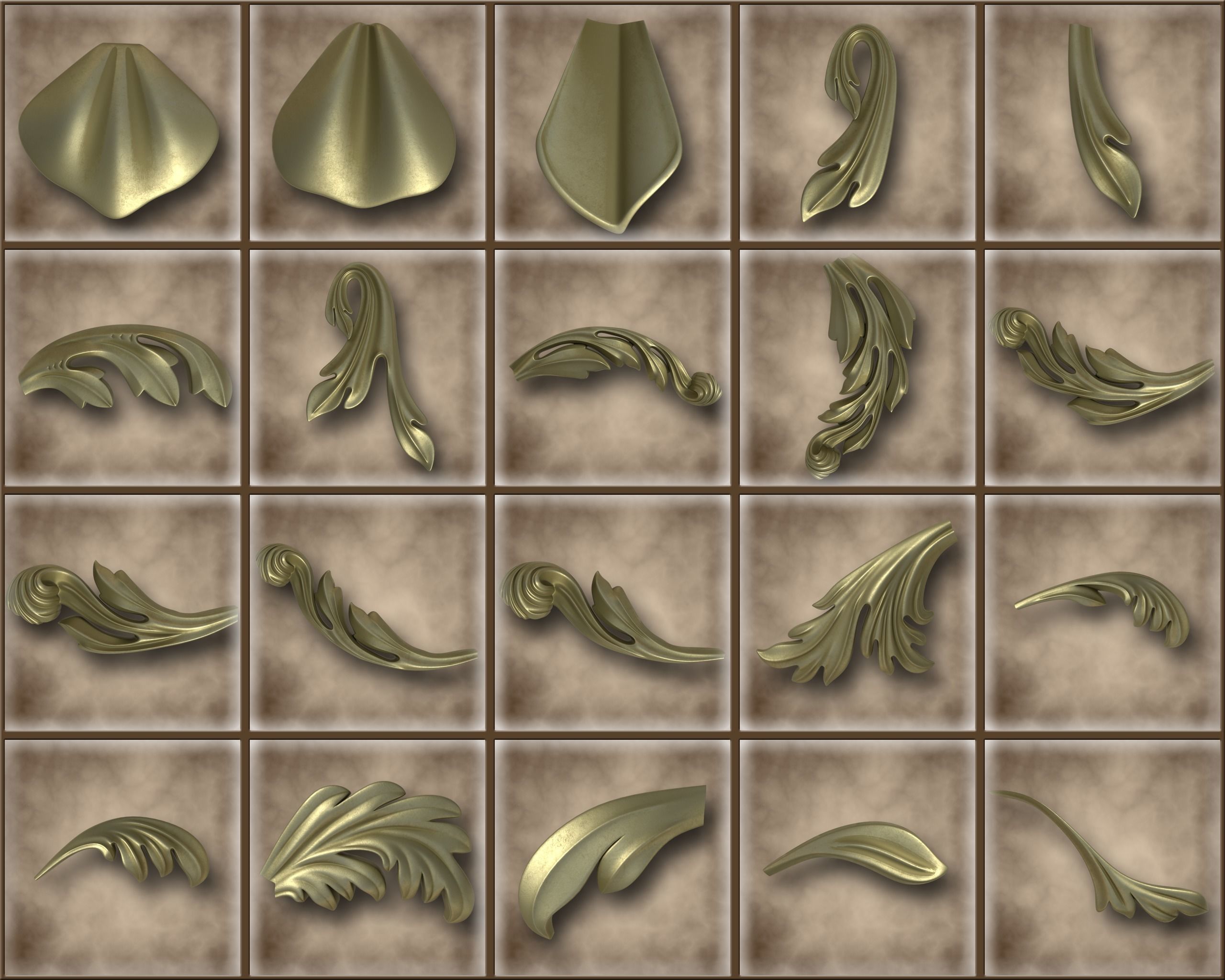 Ornamental Vol 04 3D model_9