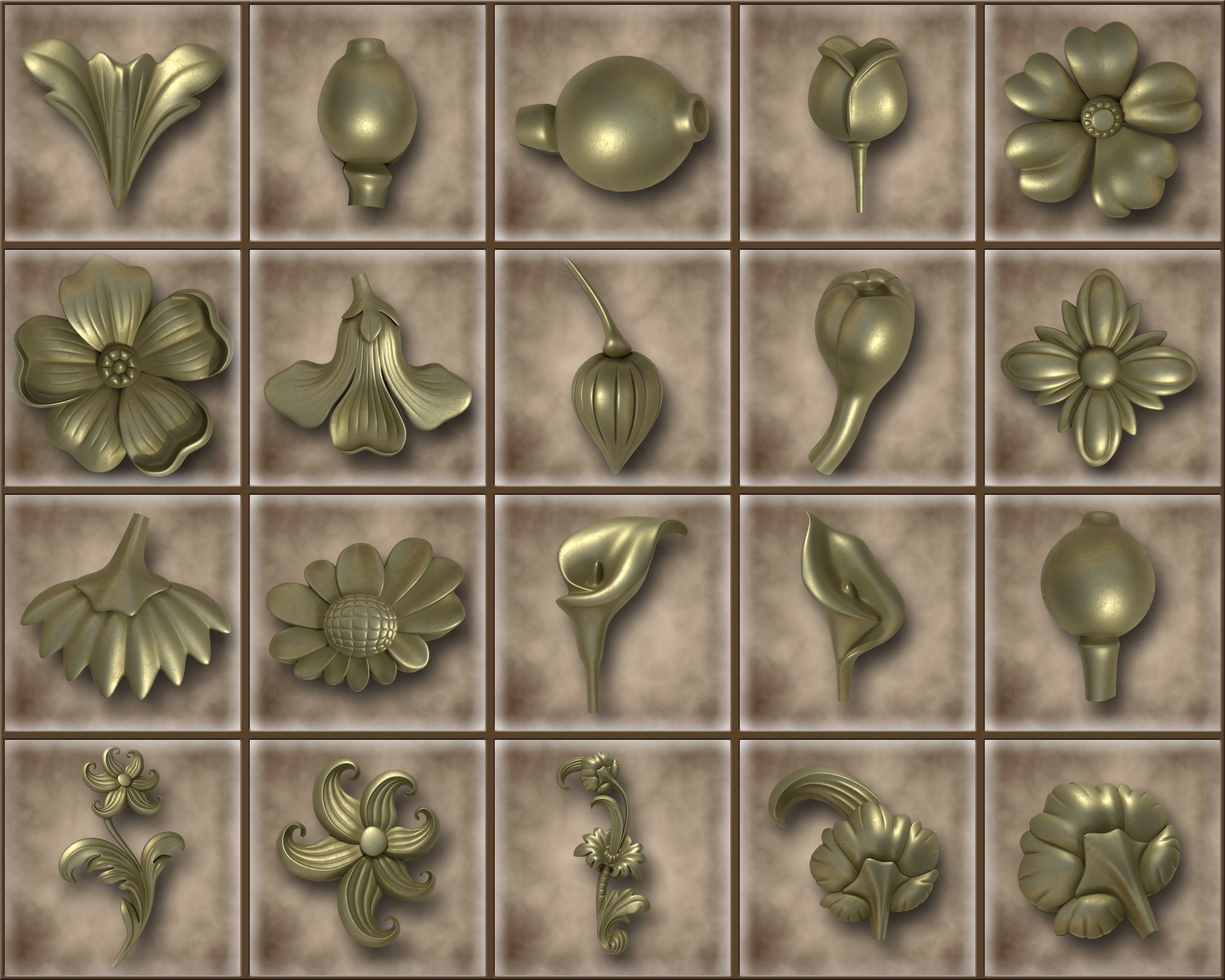 Ornamental Vol 04 3D model_3