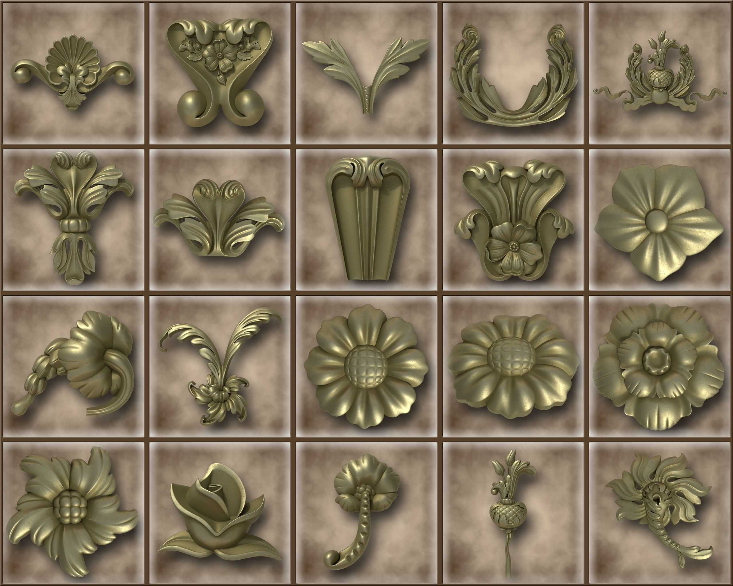 Ornamental Vol 04 3D model_2