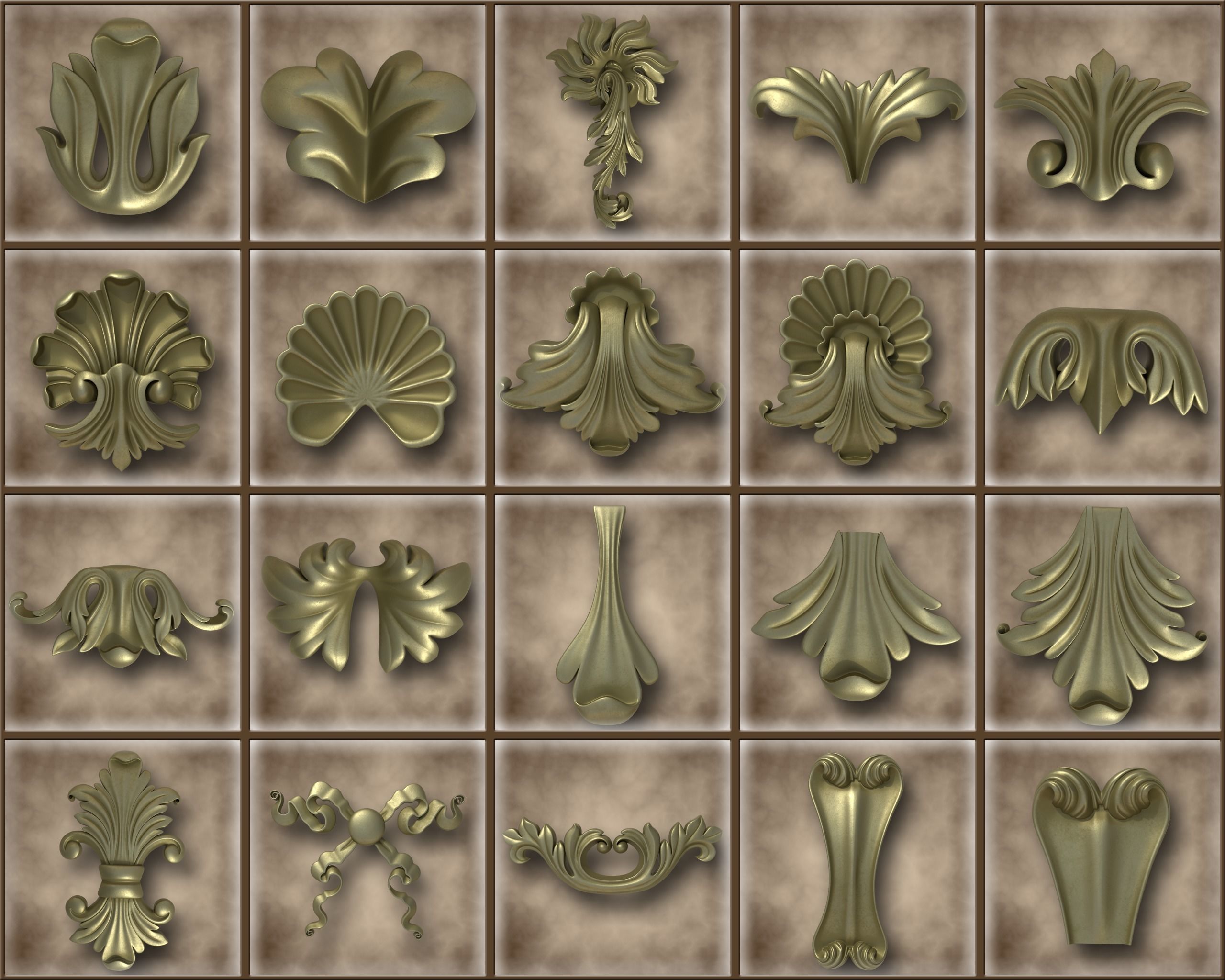 Ornamental Vol 04 3D model_1