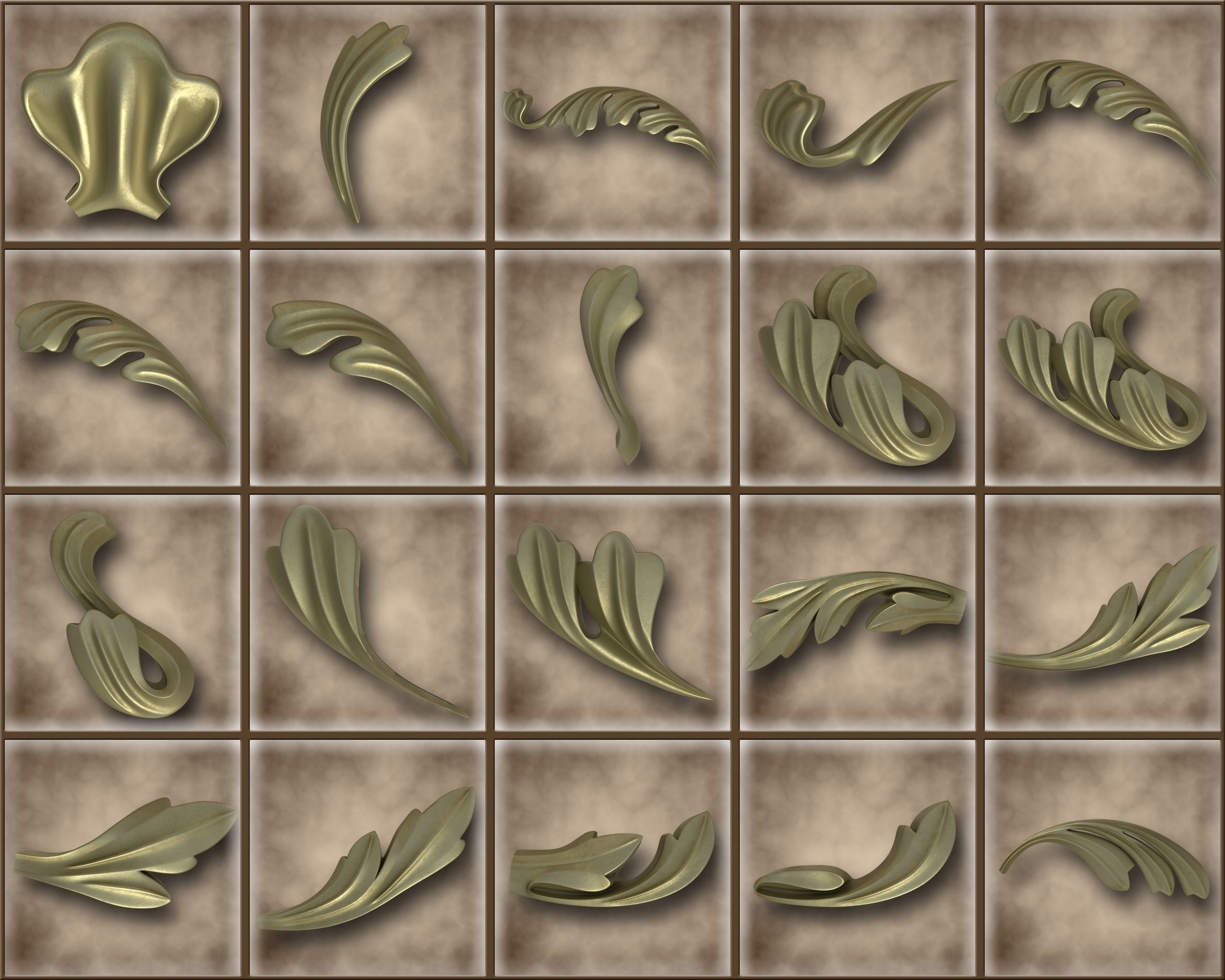 Ornamental Vol 04 3D model_8