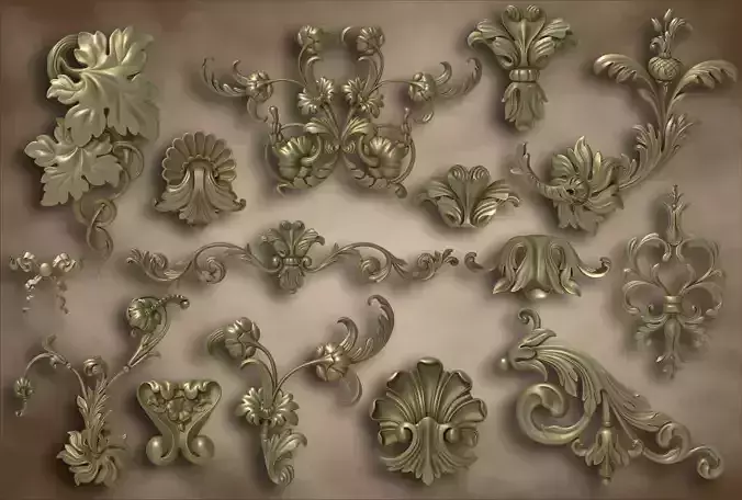 Ornamental Vol 04 3D model