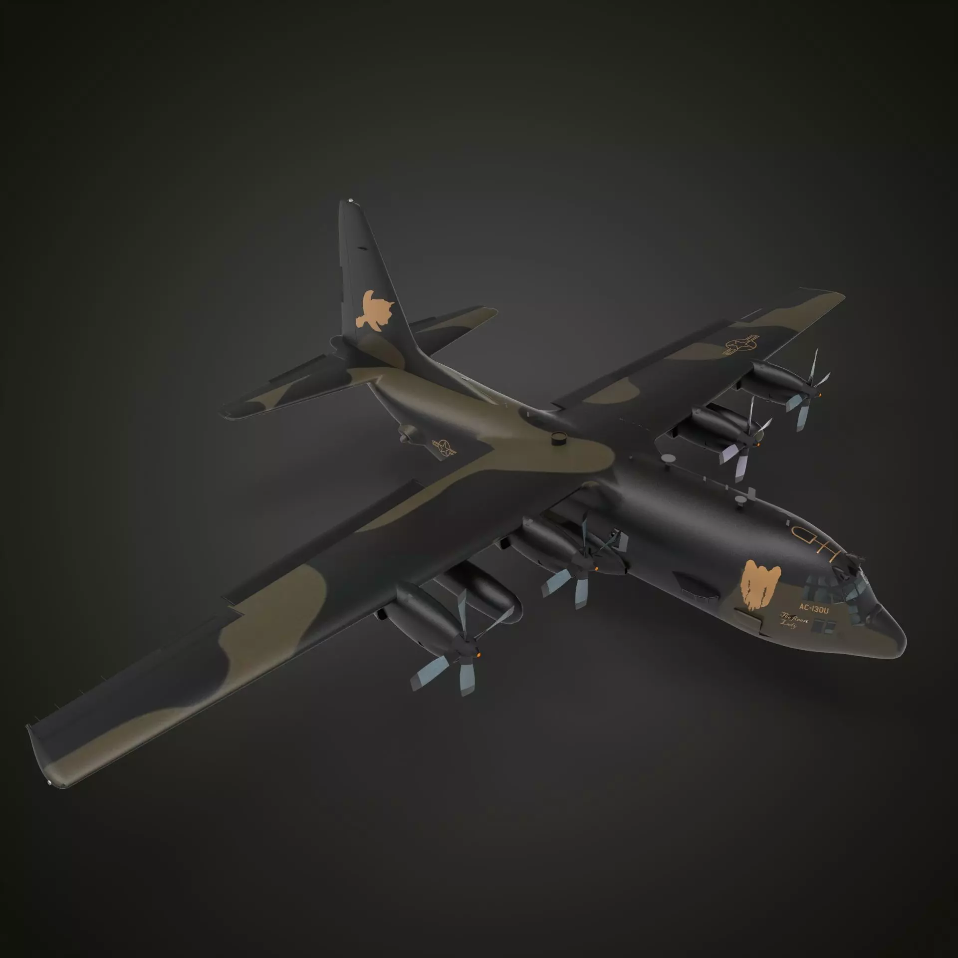 C-130 Hercules  3D model_0