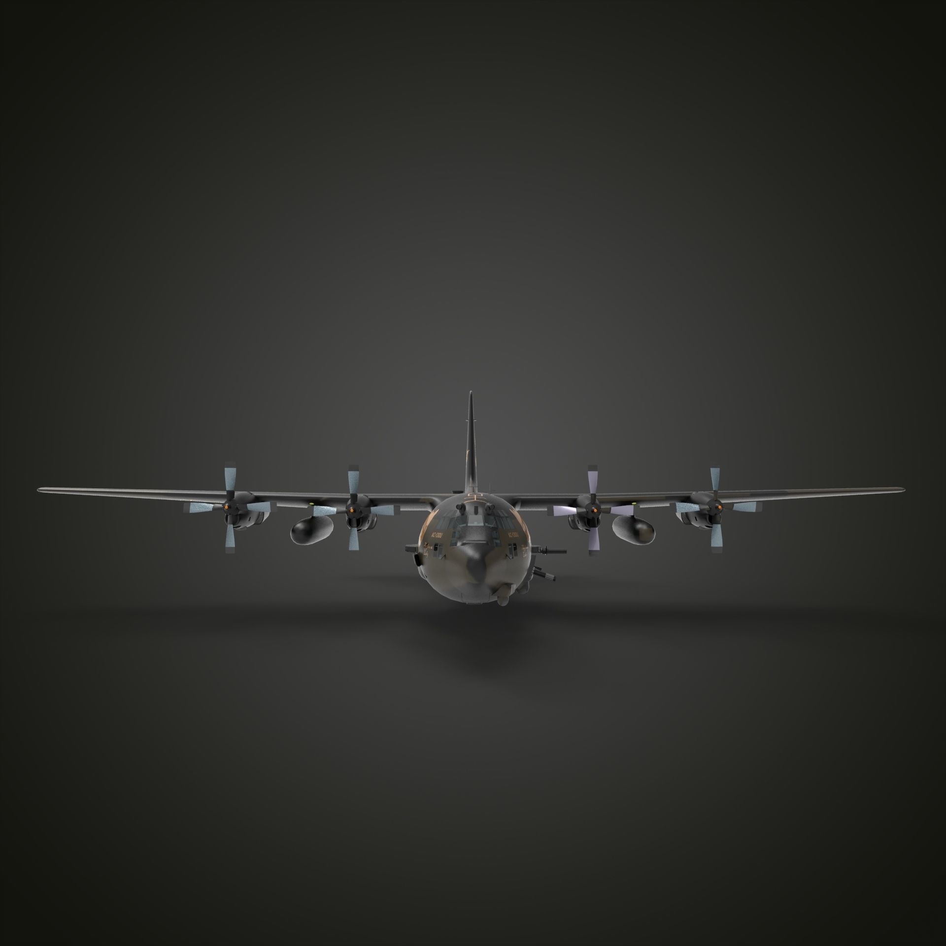 C-130 Hercules  3D model_1