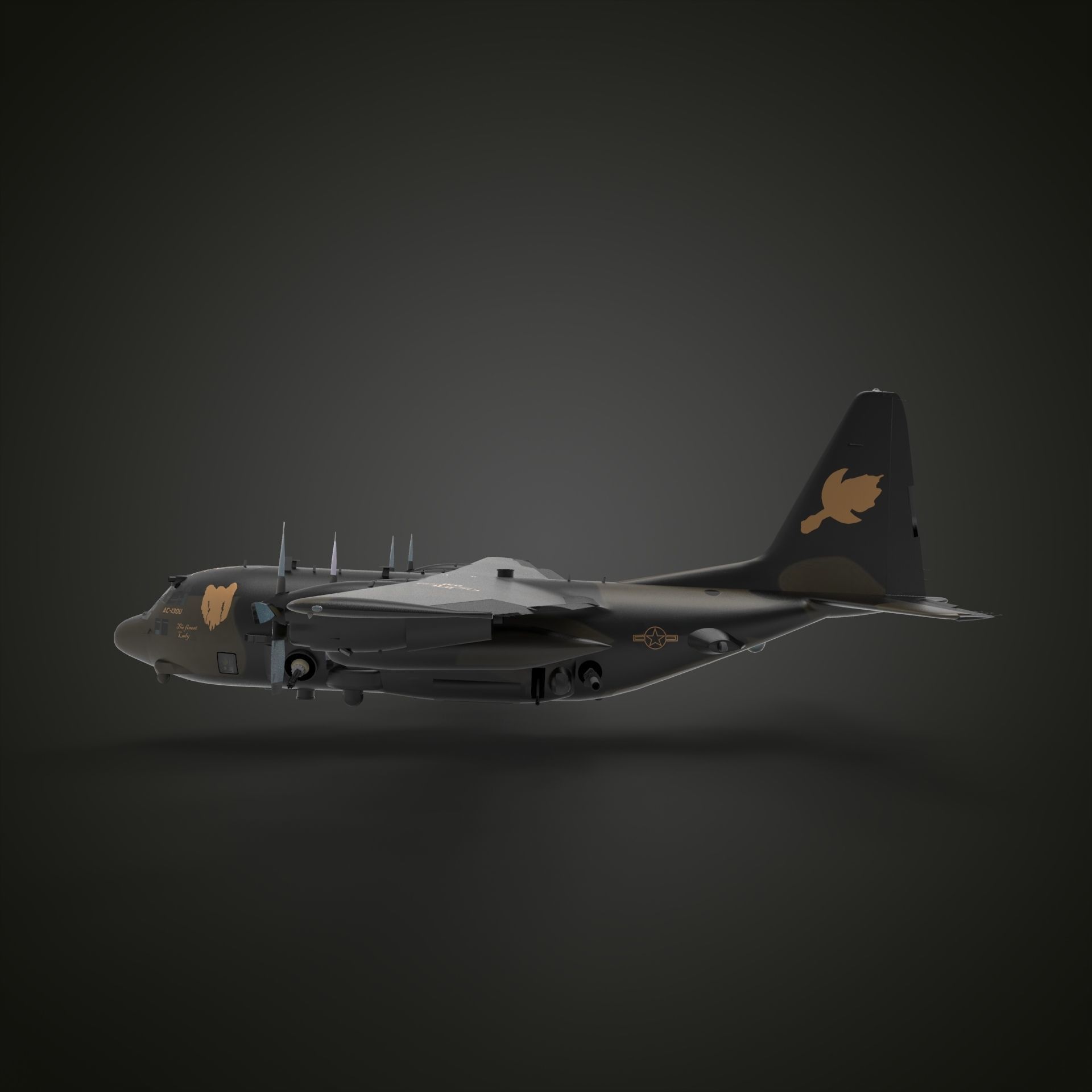 C-130 Hercules  3D model_4
