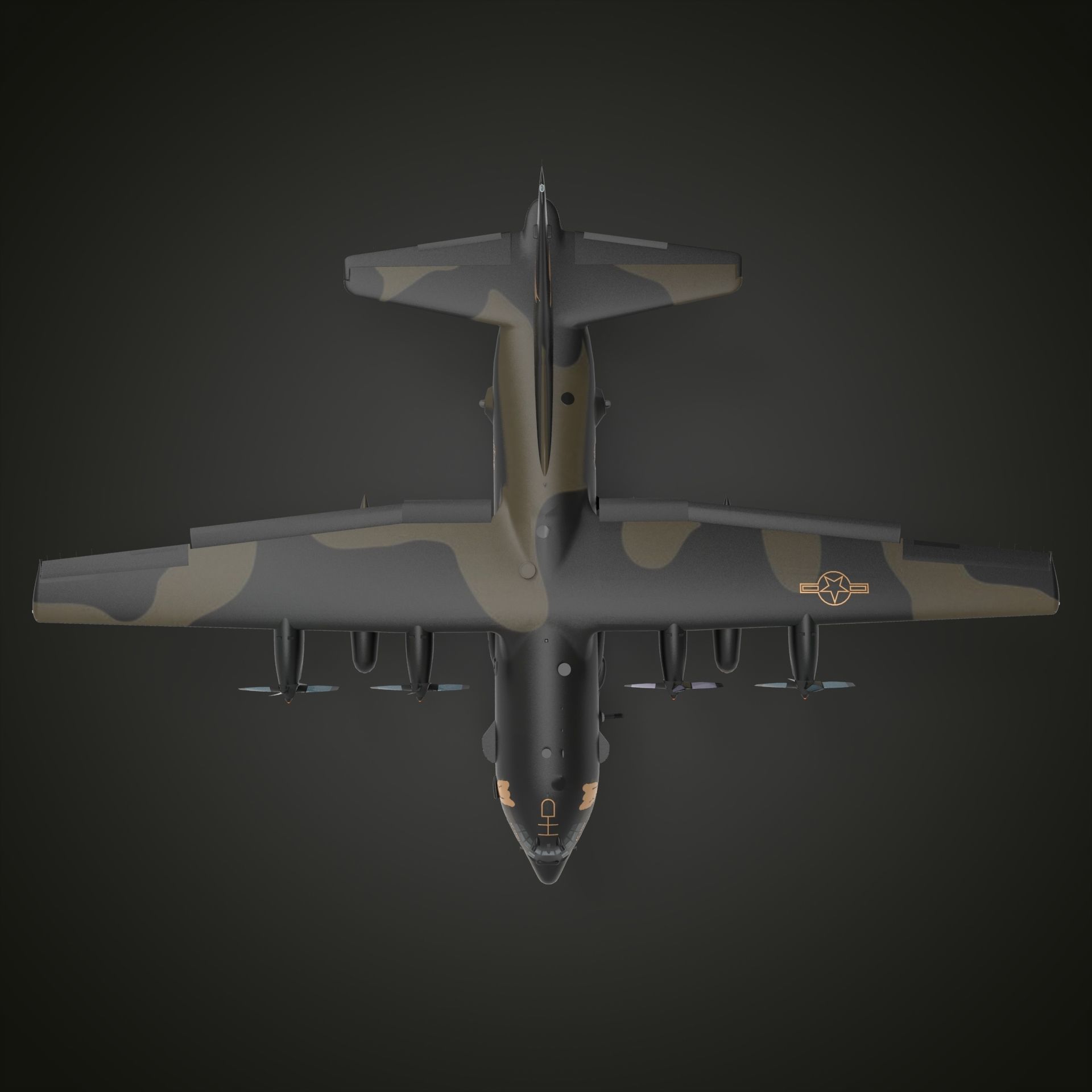 C-130 Hercules  3D model_5