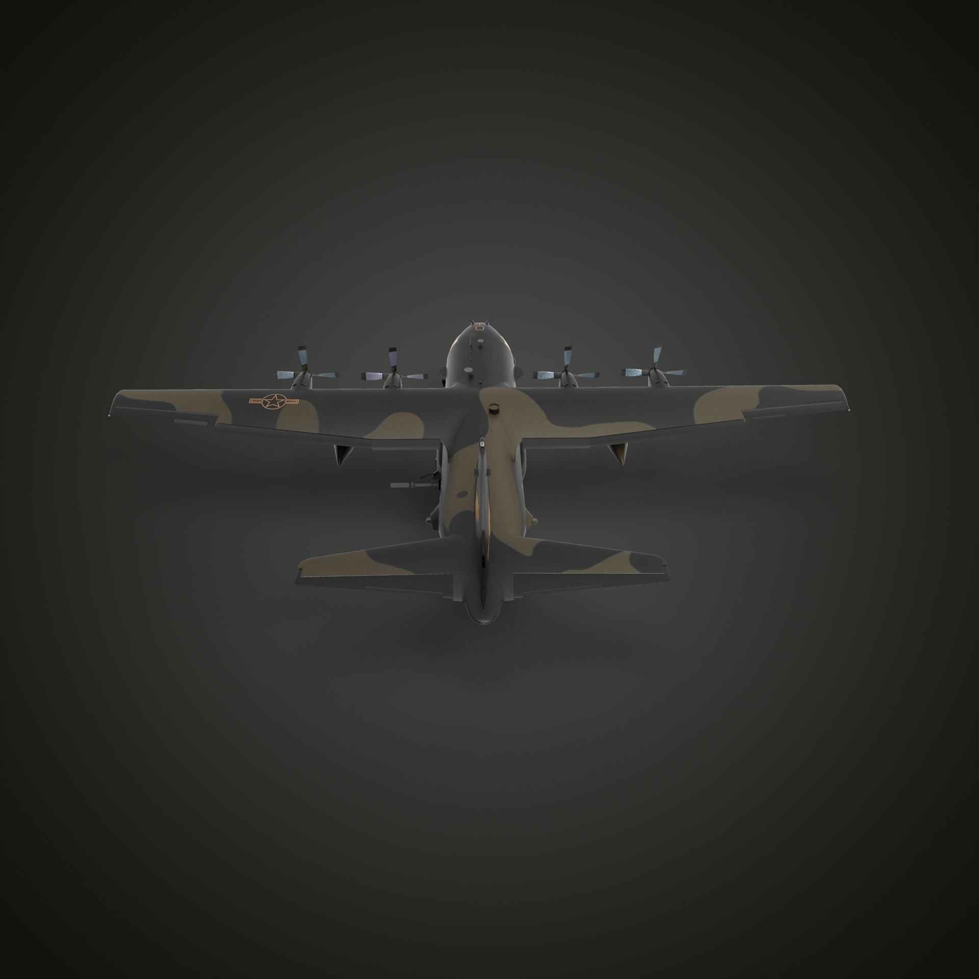 C-130 Hercules  3D model_8