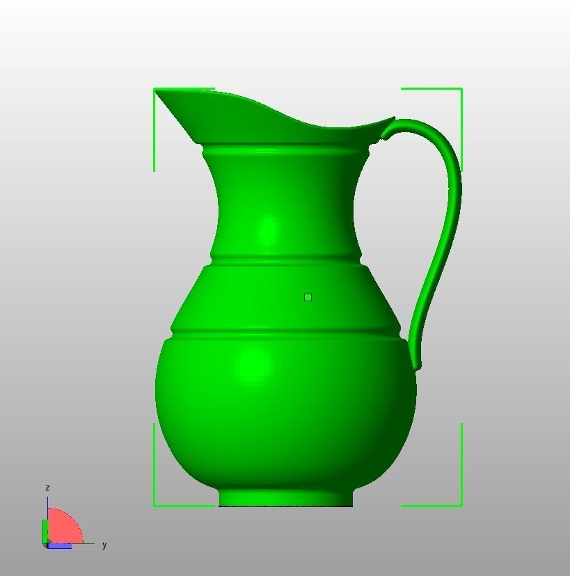 Jug for Liquid  3D print model_23
