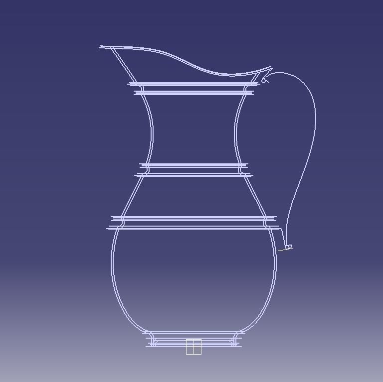 Jug for Liquid  3D print model_17
