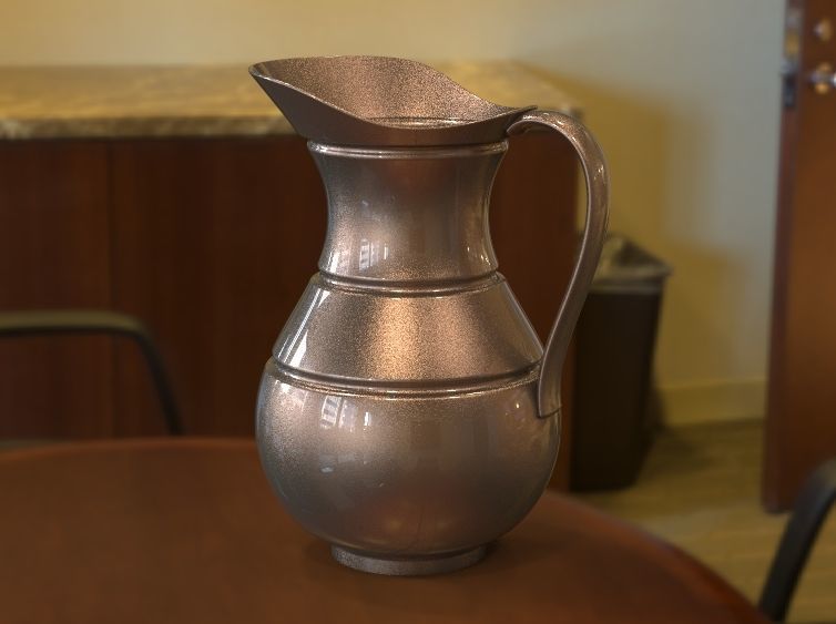 Jug for Liquid  3D print model_7