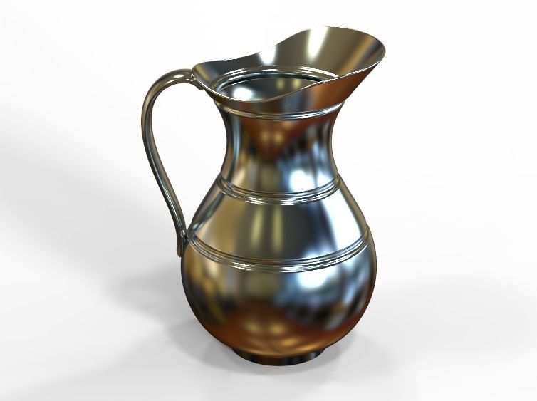 Jug for Liquid  3D print model_4