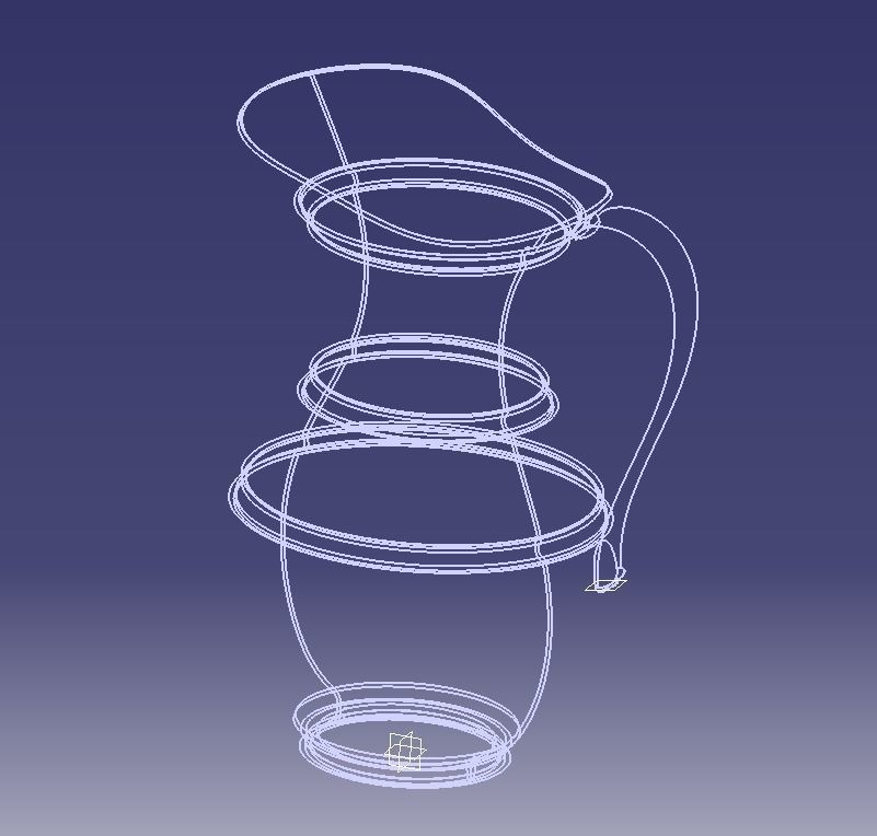 Jug for Liquid  3D print model_9