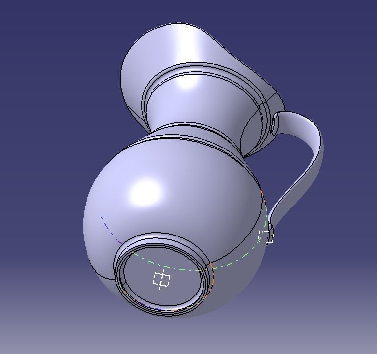 Jug for Liquid  3D print model_18