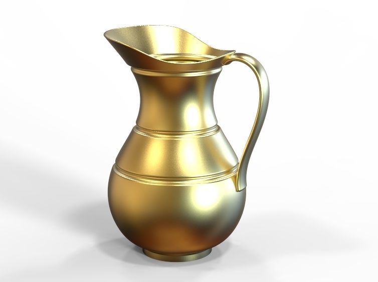 Jug for Liquid  3D print model_32