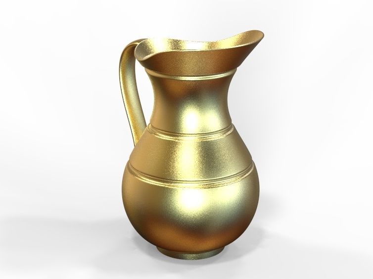 Jug for Liquid  3D print model_36