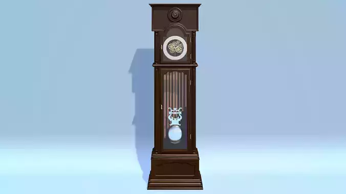 Wooden grandfathers clock