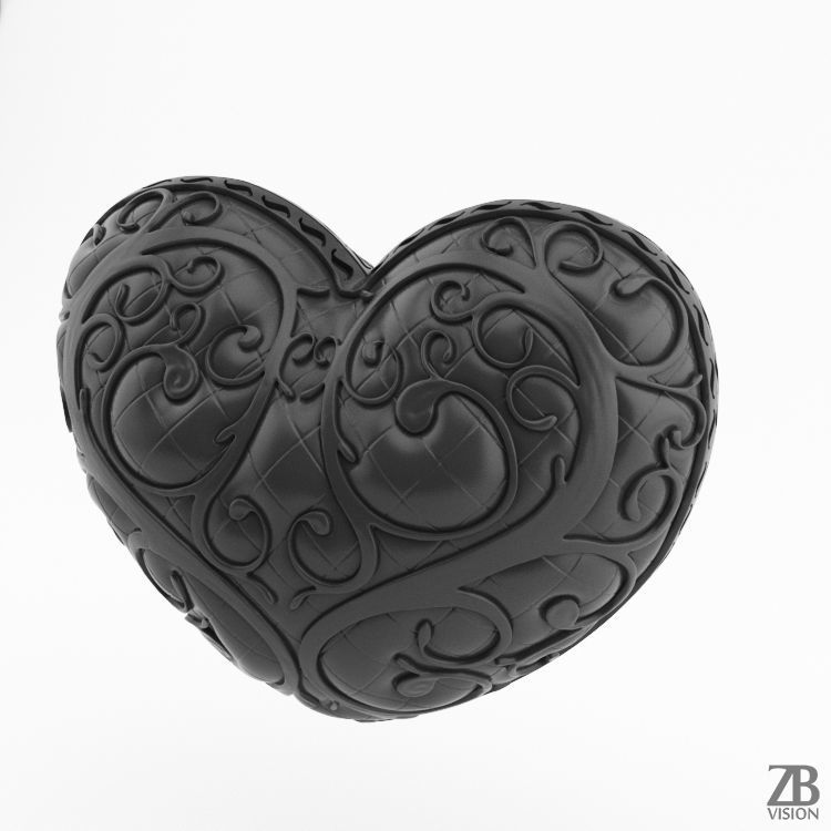 Intricate Heart 3D model_7