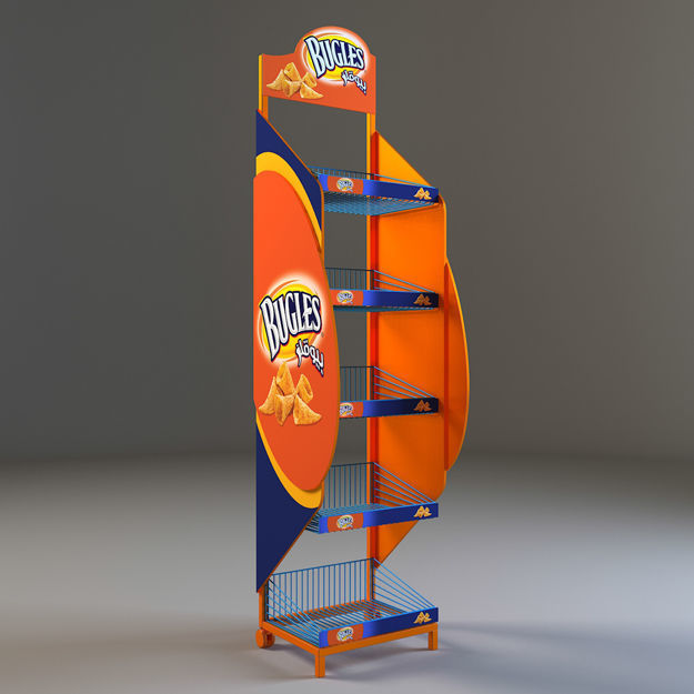 Chips Stand 3D model_1