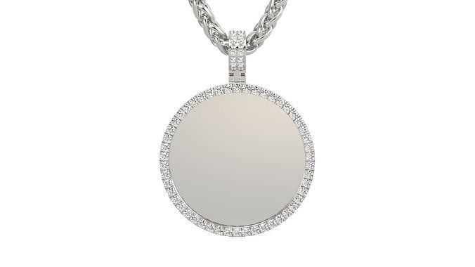 Picture pendant 1-2 inch N8 3D print model