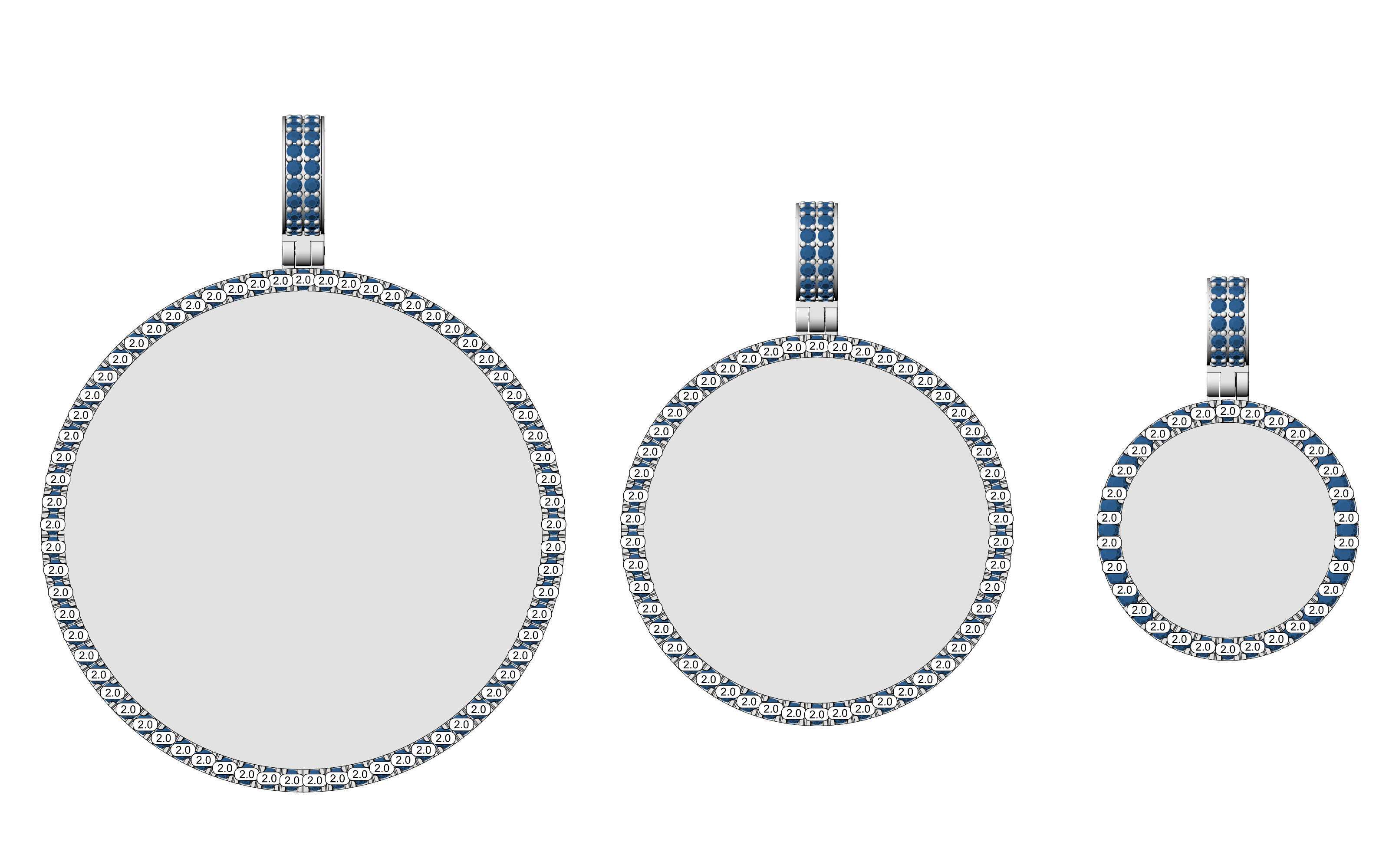 Picture pendant 1-2 inch N8 3D print model_12