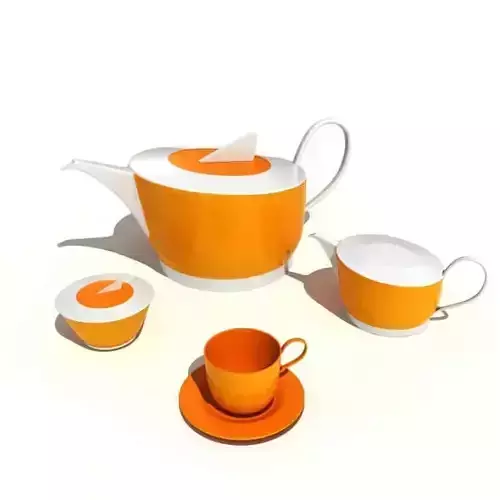 Yellow And White Kitchenware
