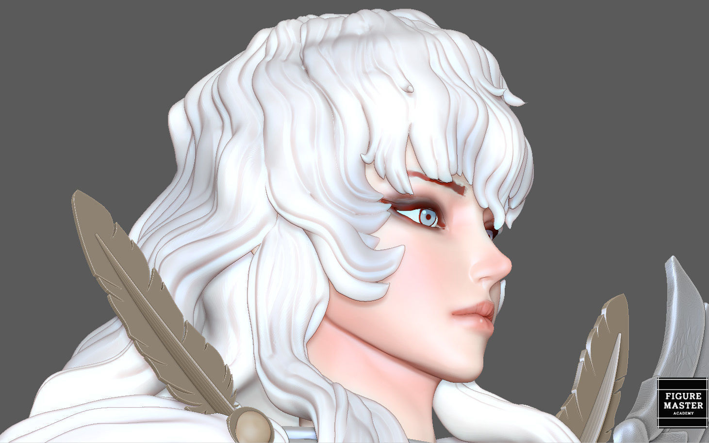 BERSERK GRIFIFTH HAWK KNIGHT FANTASY ANIME SWORD CHARACTER 3D print model_18