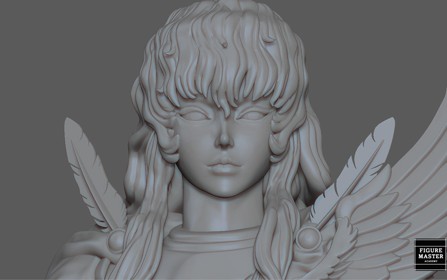 BERSERK GRIFIFTH HAWK KNIGHT FANTASY ANIME SWORD CHARACTER 3D print model_30