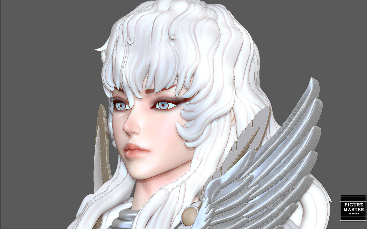 BERSERK GRIFIFTH HAWK KNIGHT FANTASY ANIME SWORD CHARACTER 3D print model_8