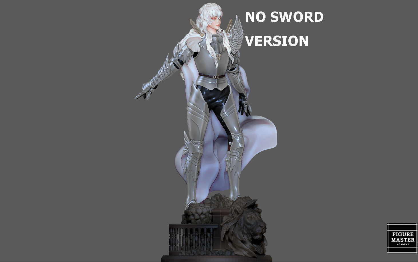 BERSERK GRIFIFTH HAWK KNIGHT FANTASY ANIME SWORD CHARACTER 3D print model_23