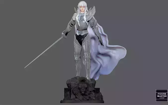 BERSERK GRIFIFTH HAWK KNIGHT FANTASY ANIME SWORD CHARACTER