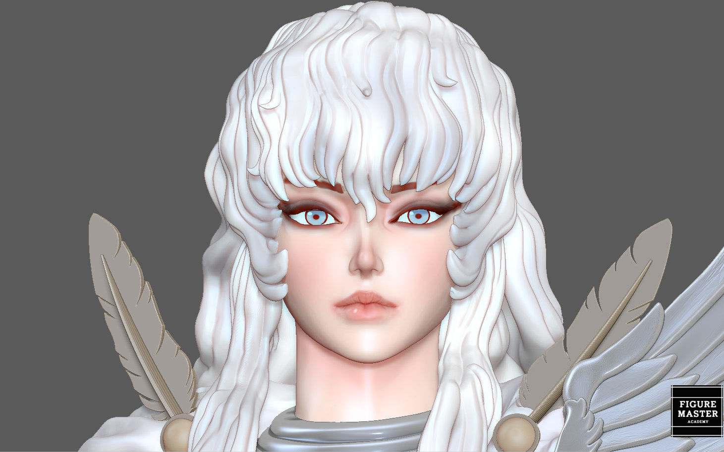 BERSERK GRIFIFTH HAWK KNIGHT FANTASY ANIME SWORD CHARACTER 3D print model_7