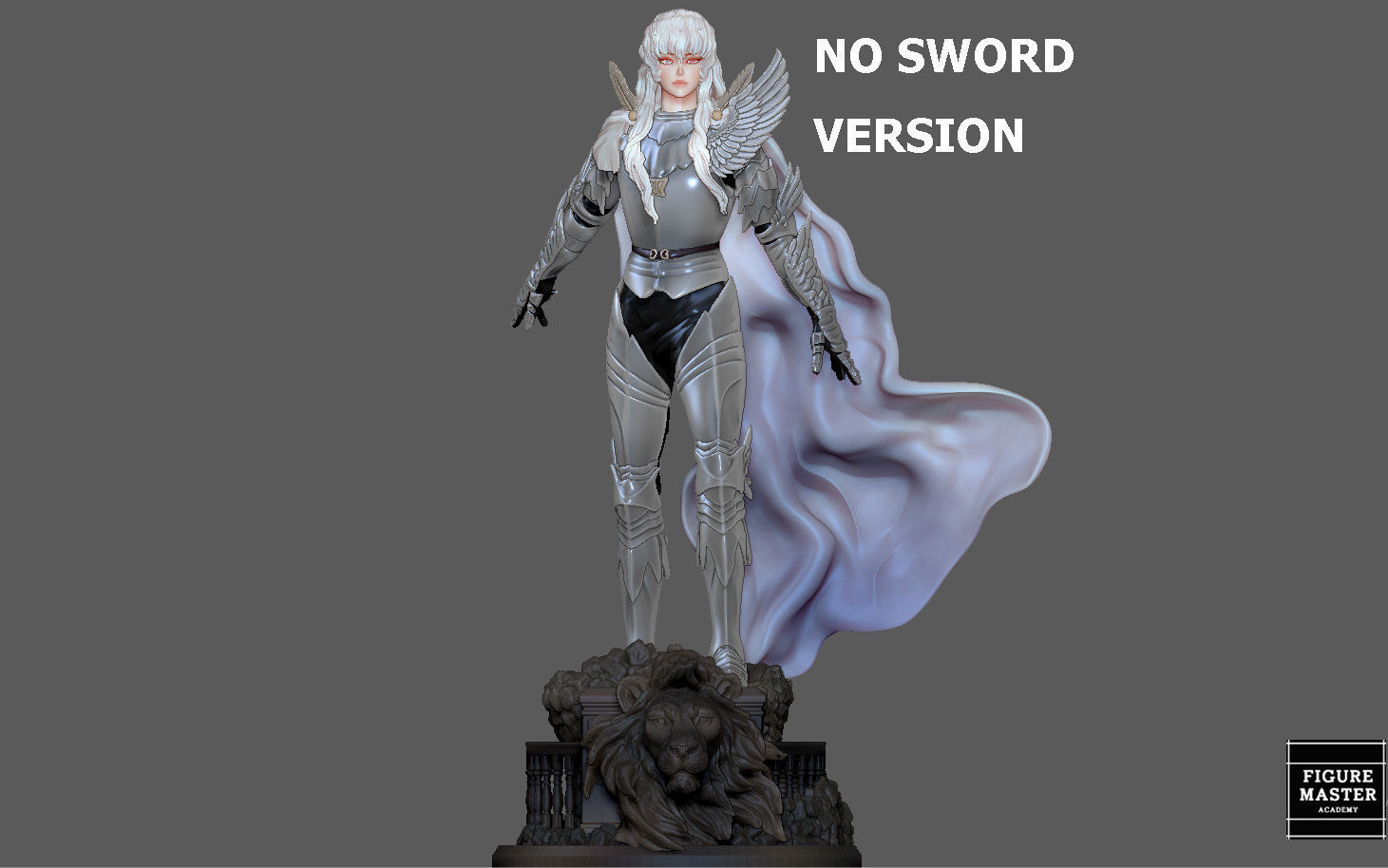 BERSERK GRIFIFTH HAWK KNIGHT FANTASY ANIME SWORD CHARACTER 3D print model_22