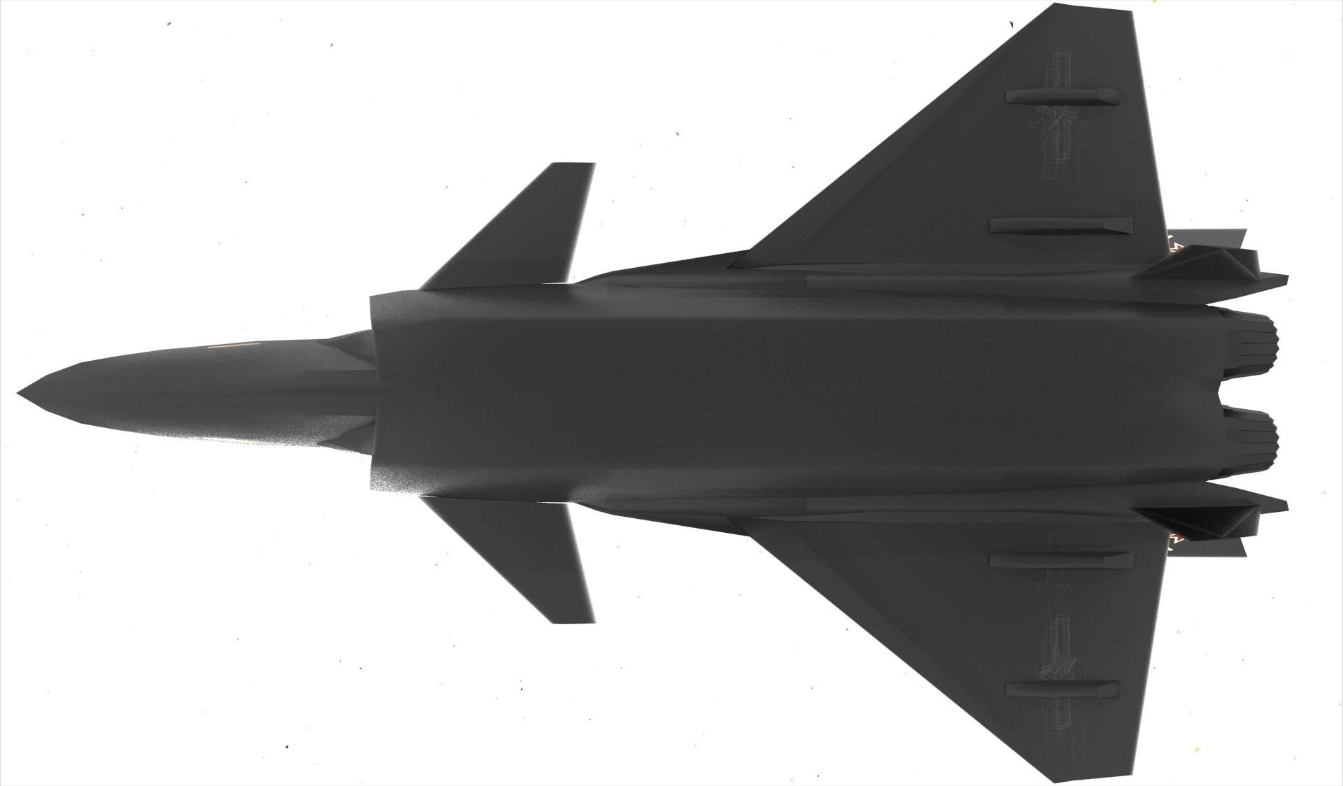 Chengdu J-20 3D model_6