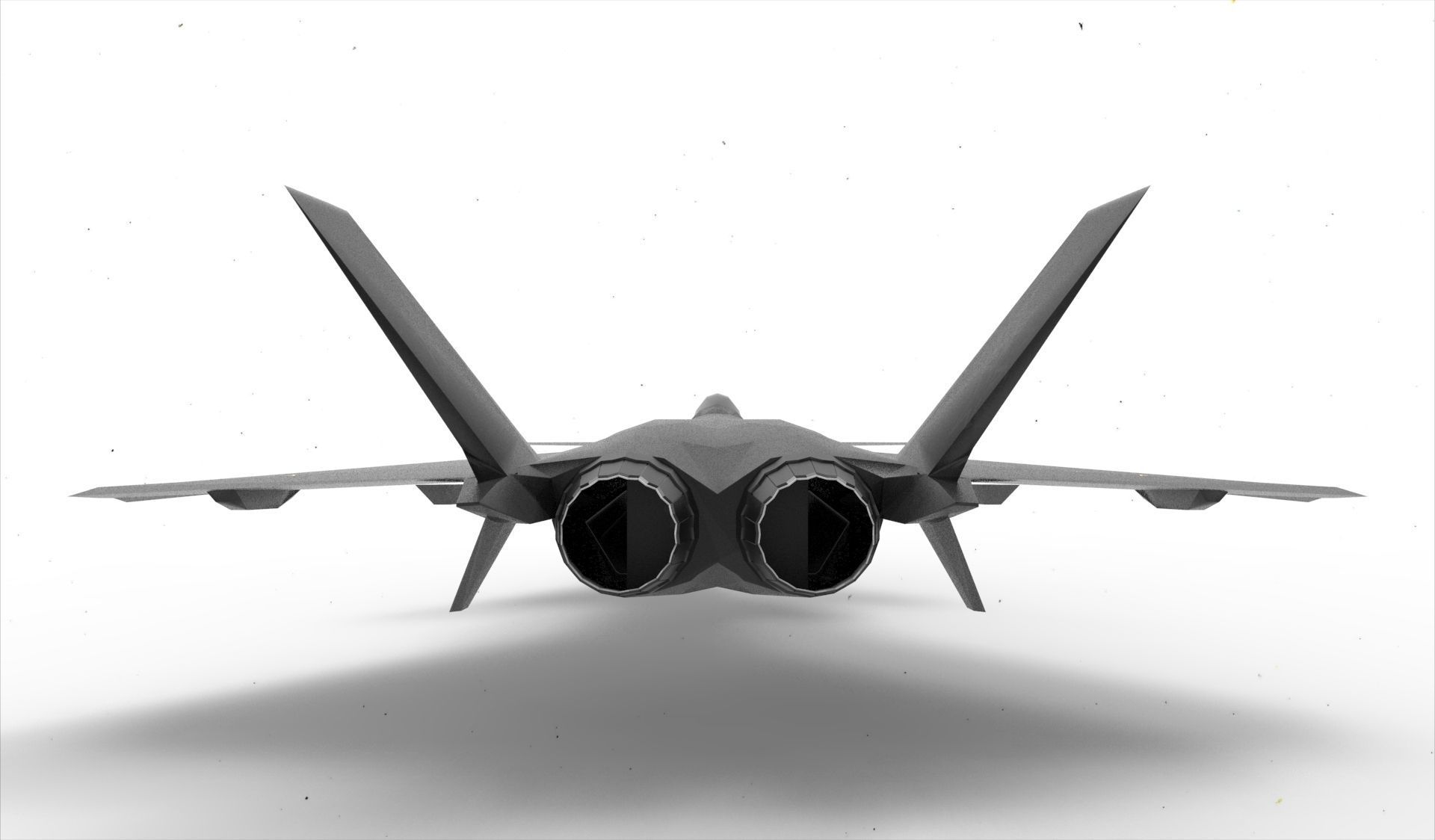 Chengdu J-20 3D model_4