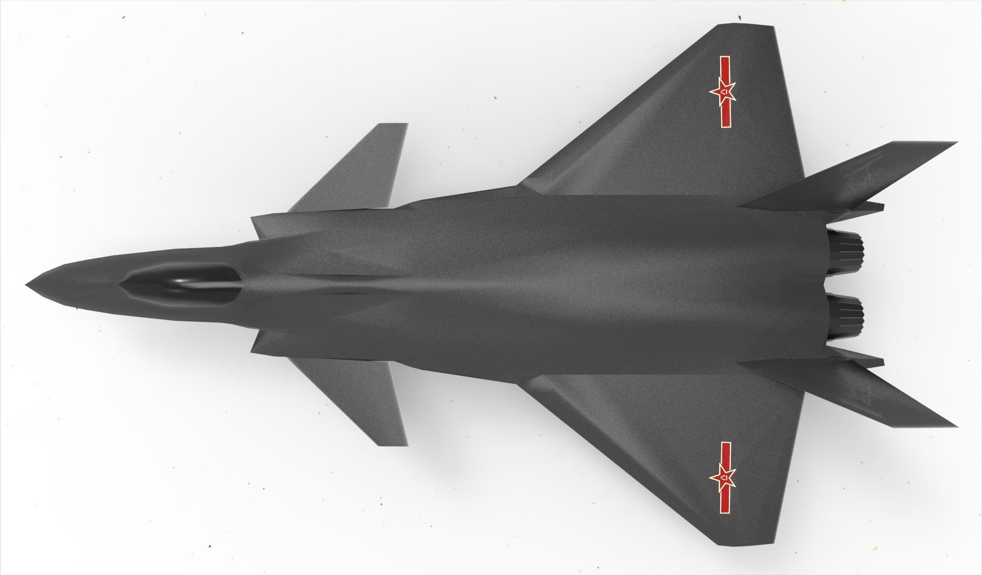 Chengdu J-20 3D model_5